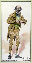 Newman Noggs, z „Nicholas Nickleby”, autorstwa Charlesa Dickensa, 1923